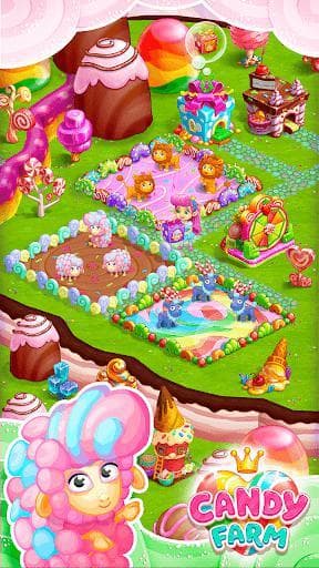 Sweet Candy Farm with magic Bubbles and Puzzles screenshot 3