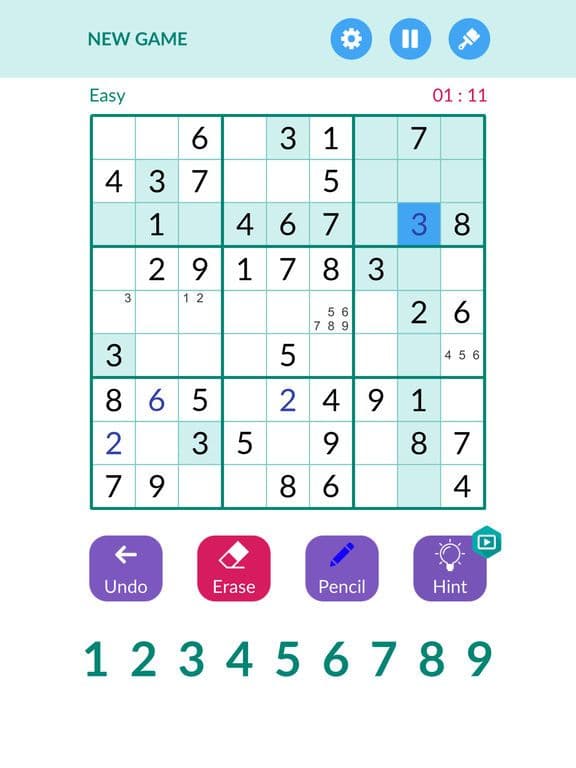 Sudoku # screenshot 4