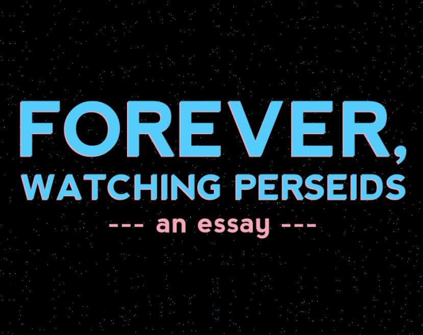 Forever, watching Perseids