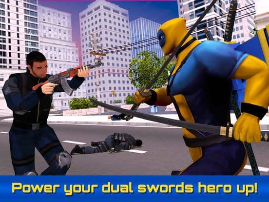 Dual Swords City Superhero Sim screenshot 4