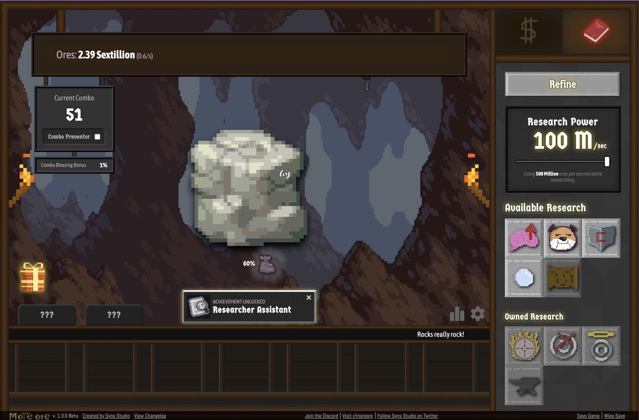 More Ore - The Incremental RPG