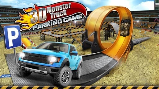 3D Monster Truck Parking Game screenshot 2