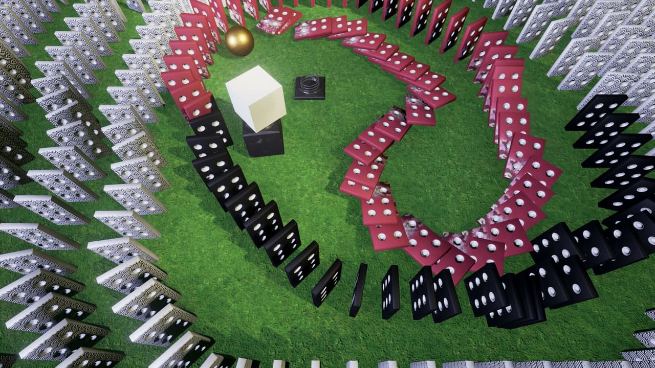 Domino 3D (itch) screenshot 2