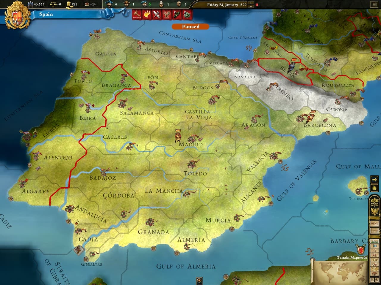 Europa Universalis III: Heir to the Throne screenshot 3