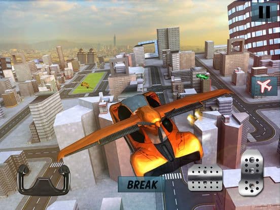 Free Sports Flying Racing Car Simulator screenshot 3