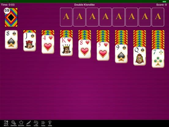 Double Klondike V2 screenshot 3