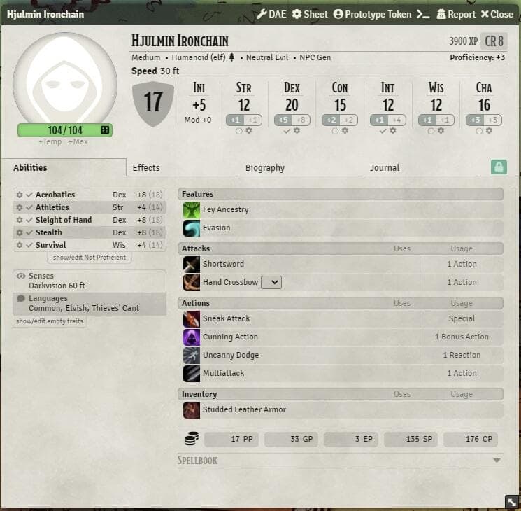 NPC Generator for 5e - Foundry VTT Module