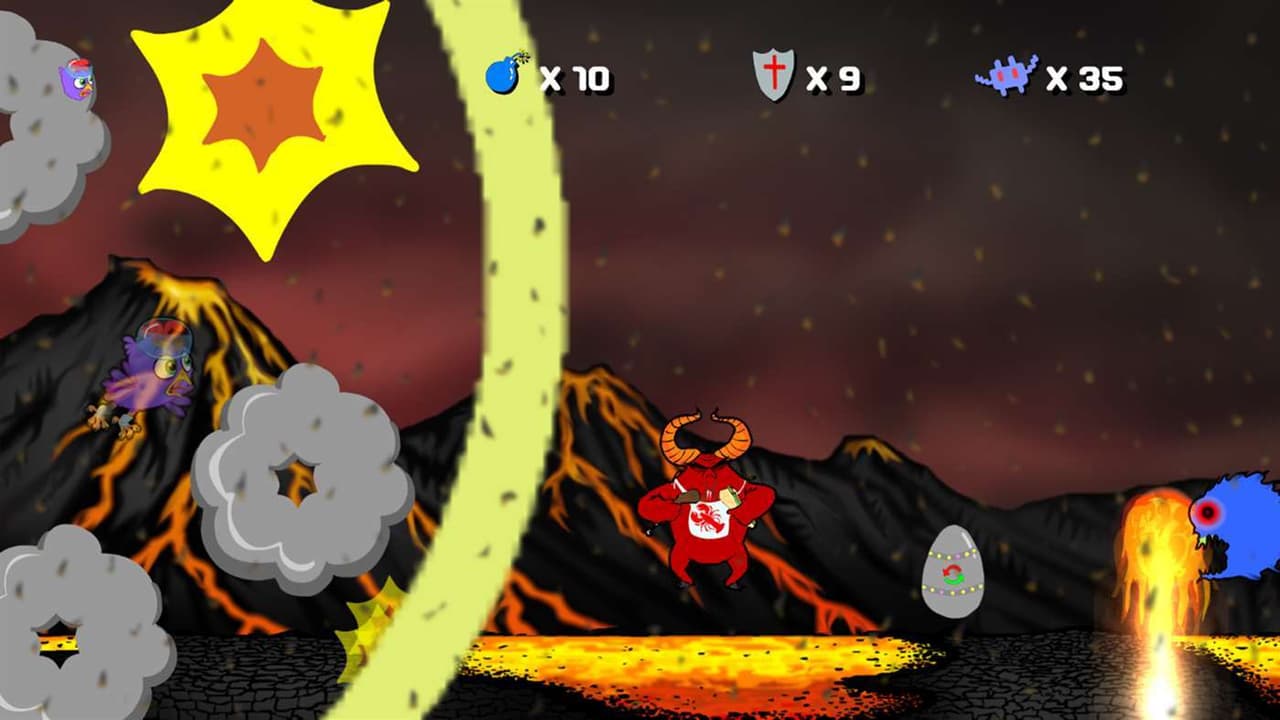 Purple Chicken Spaceman screenshot 5