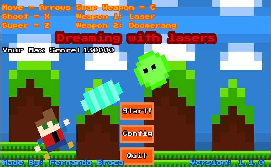 Dreaming with lasers screenshot 2