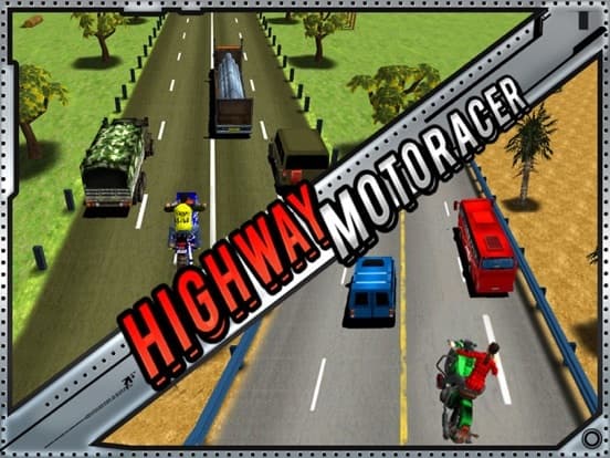 Highway Bike Racer: 3D Racing screenshot 4