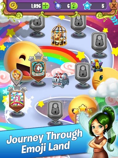 Emoji Mahjong - Rainbow Unicorn Adventure Quest screenshot 3
