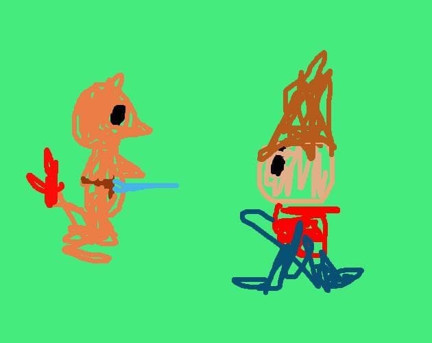jimmy neutron and carl weezher tag team and kidnap ur mom so charmander has to save them.