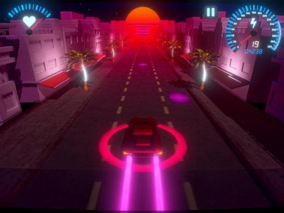 OverDrive - Synthwave Racer screenshot 5