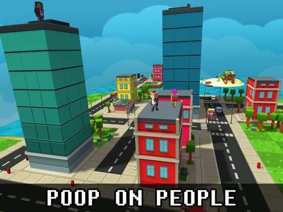 Poopy Bird AR: Poop and Run screenshot 3