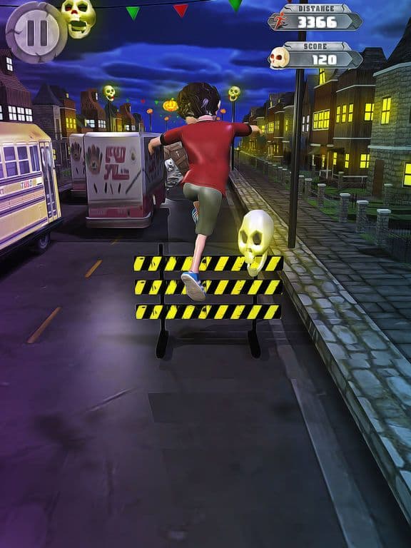 Halloween Theme Zombie Runner screenshot 4