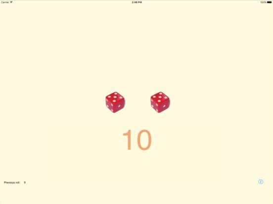 DiceRoller screenshot 2