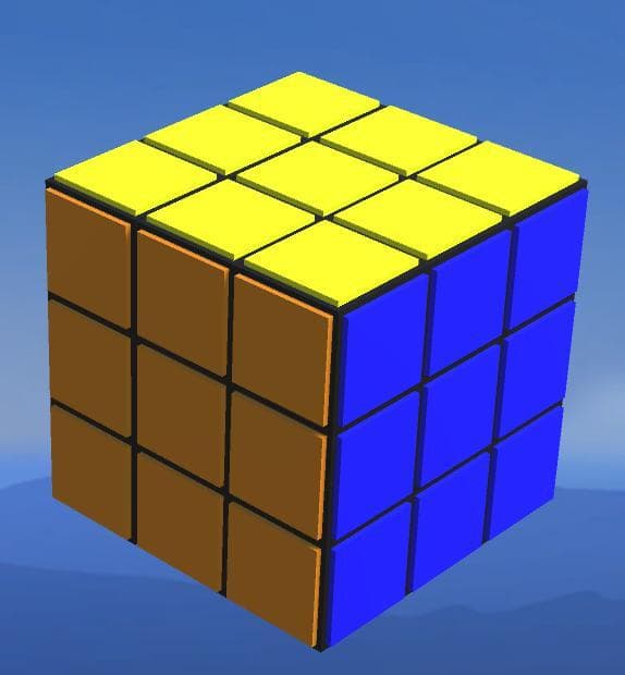Rubiks Cube Simulator (LorisAccordino)