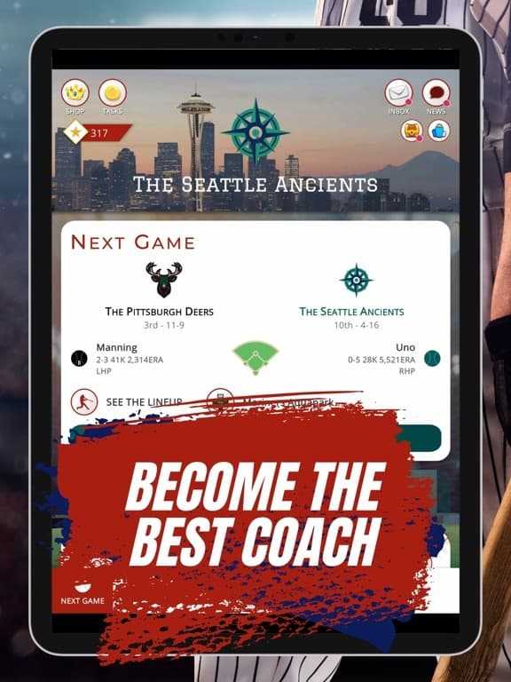 Astonishing Baseball Manager screenshot 3