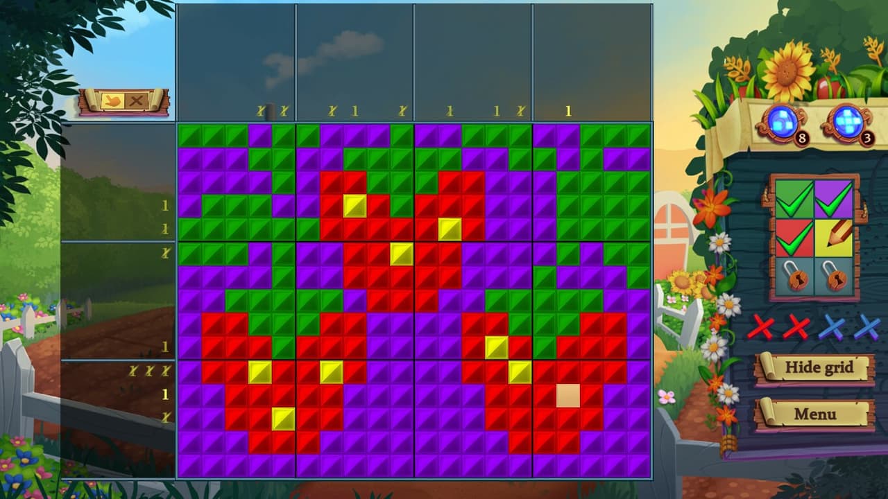 Adventure Mosaics. Grannys Farm screenshot 5