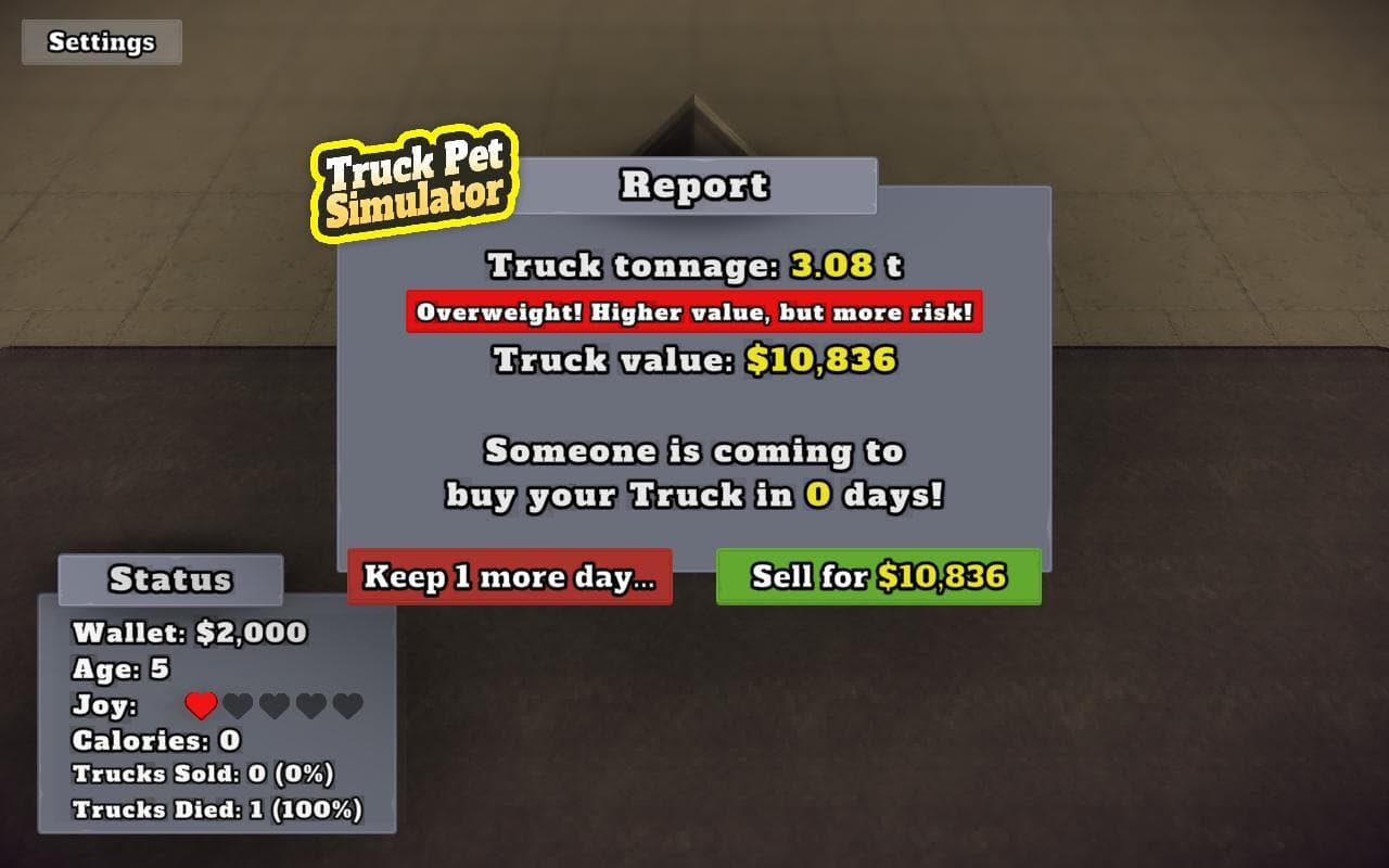 Truck Pet Simulator 👁️👄👁️ screenshot 3