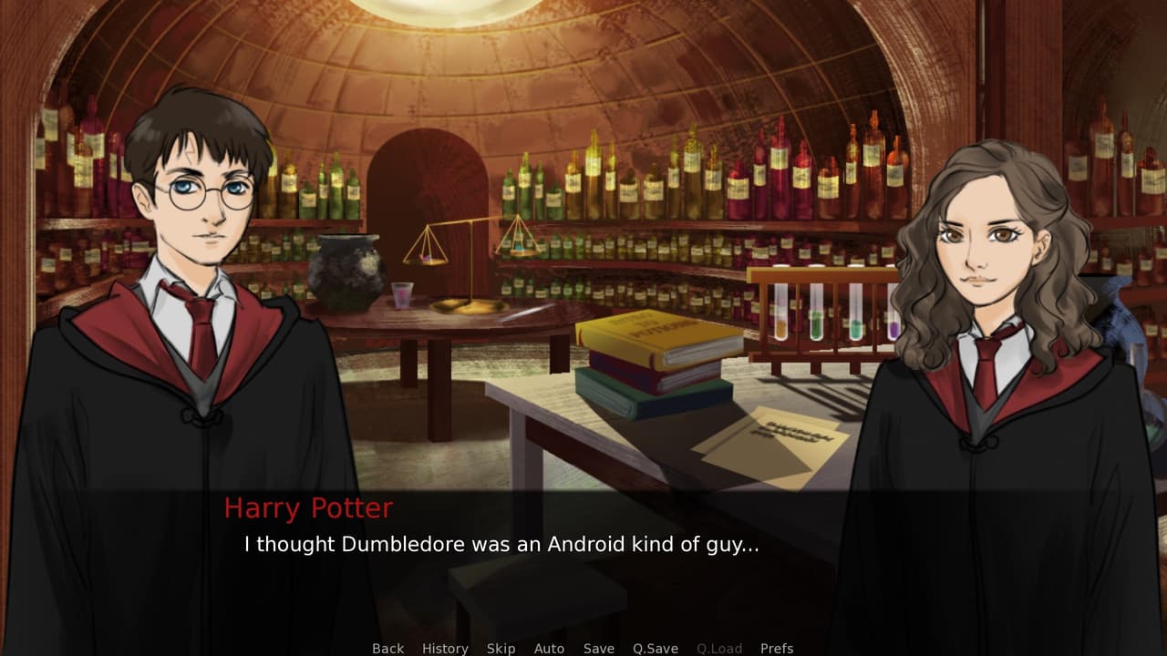 Harry Potter and the NLP Generated Visual Novel screenshot 4