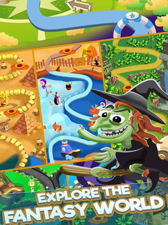 Pigeon Magic witch match 3 saga - free puzzle game screenshot 3