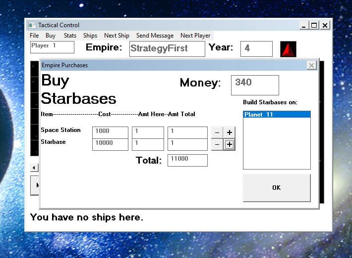 Space Empires I screenshot 2