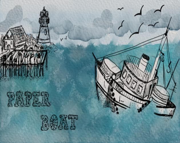 Paper Boat (raccoonandfox)