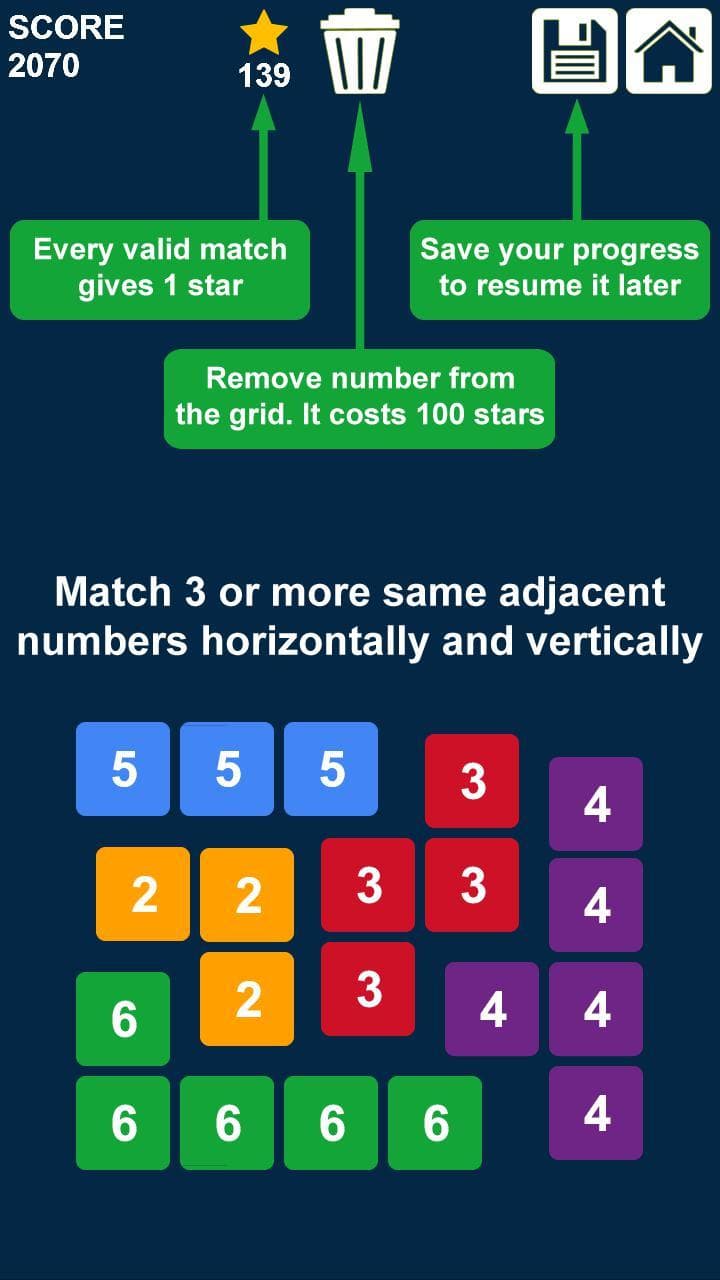 Swap n Merge Numbers 2048: Match 3 Puzzle screenshot 3