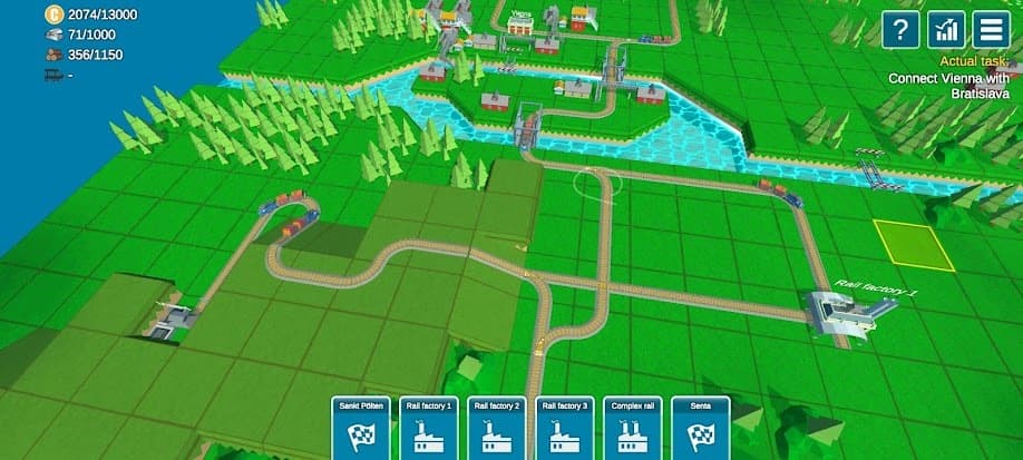RailroadTiles - Play in the browser screenshot 2