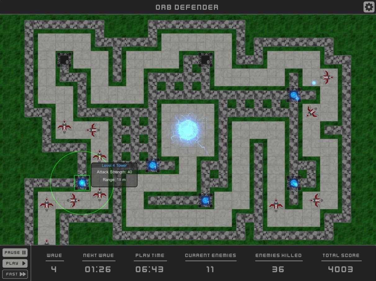 Orb Defender (LD #43) screenshot 3