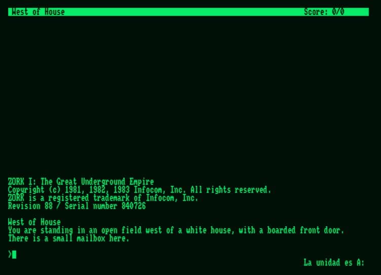 Zork I screenshot 4