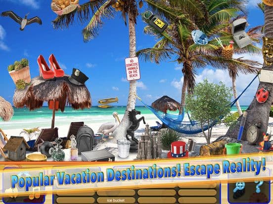 Hidden Object Summer Beach Vacation Spy Objects screenshot 5