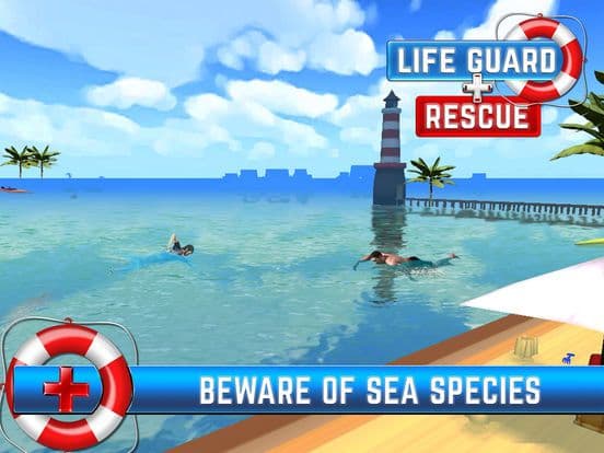 Beach Life Guard Simulator: Coast Emergency Rescue & Life Saving Simulation Game screenshot 5