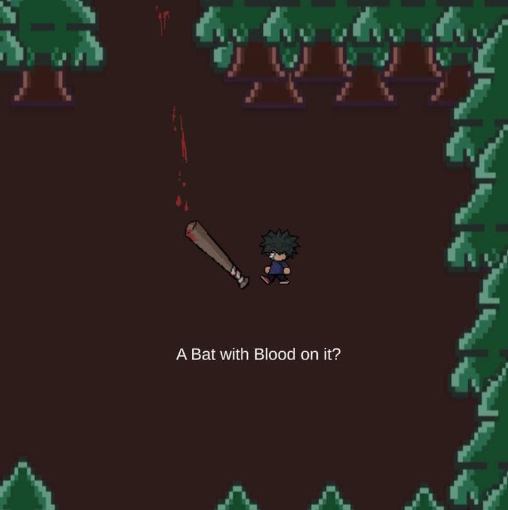 A mysterious forest