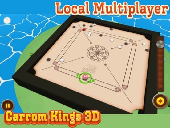 Carrom Kings 3D screenshot 4