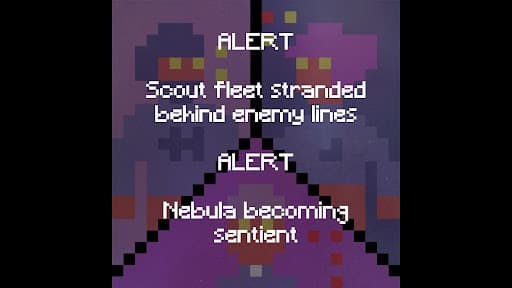 Escape The Living Nebula - Purple screenshot 2