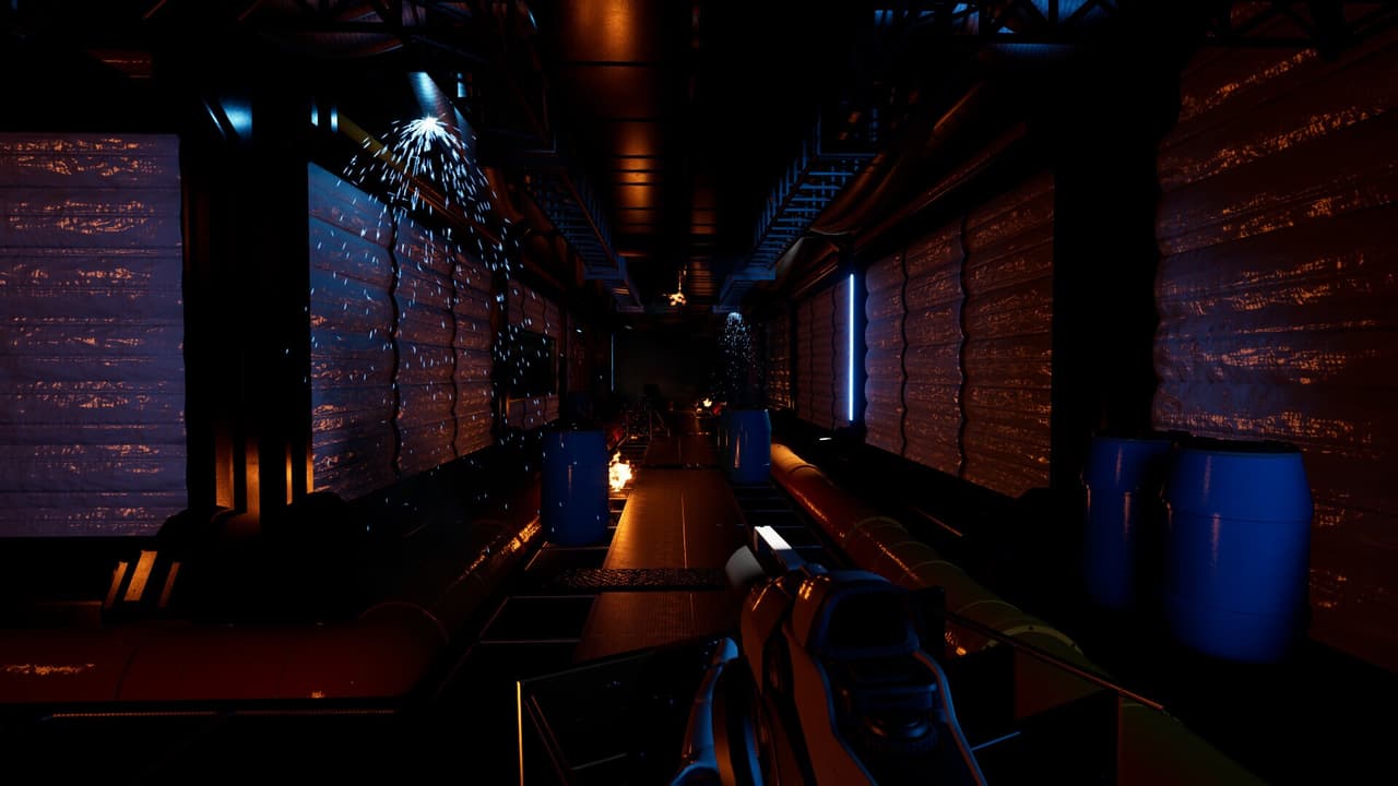 Horror Space Station Environment (University Work 2022)