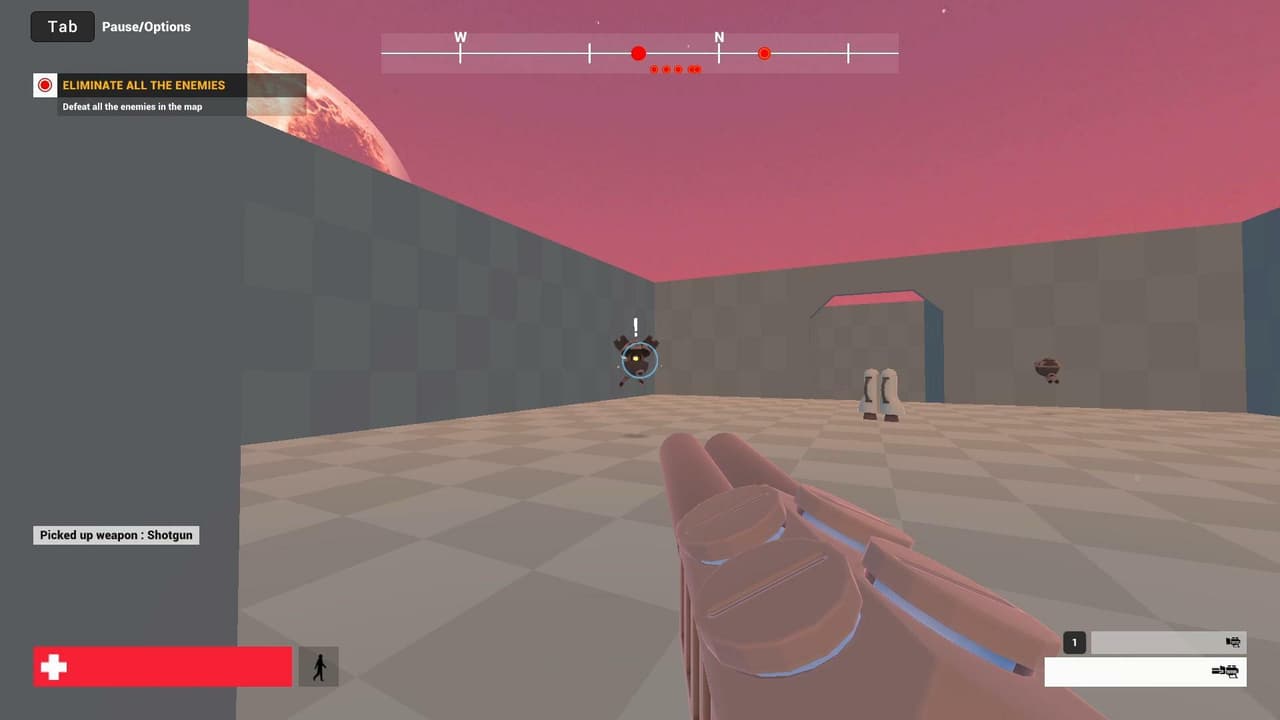 FPS Microgame - Speedrun Edition screenshot 3