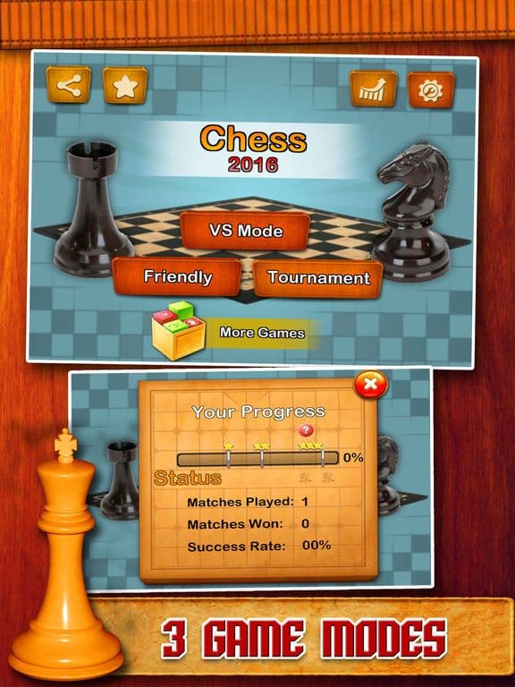 Real Chess Masters - Easy chess checker board with two player and tournament game mode screenshot 3