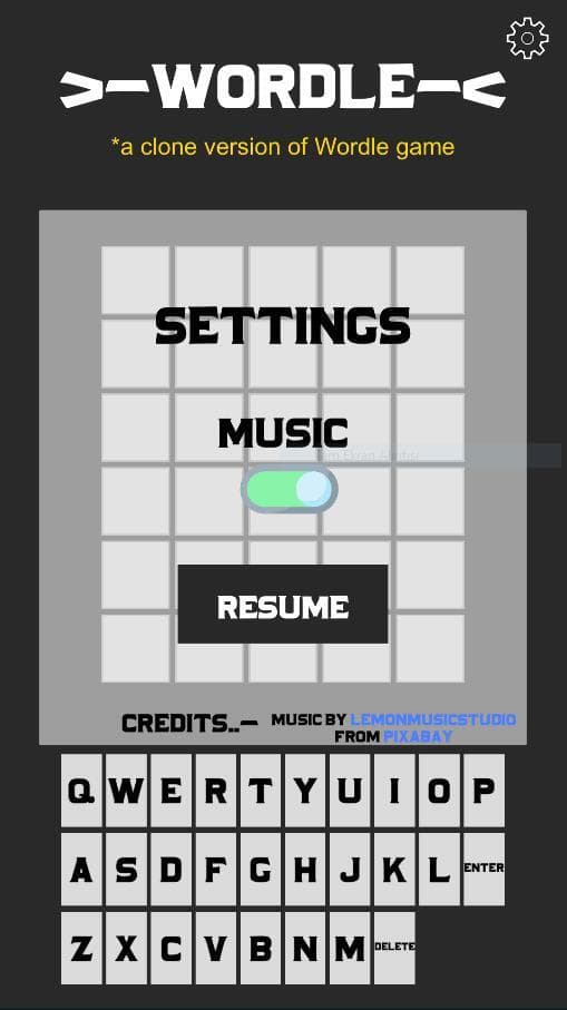 Wordle (itch) (cankcl) screenshot 3
