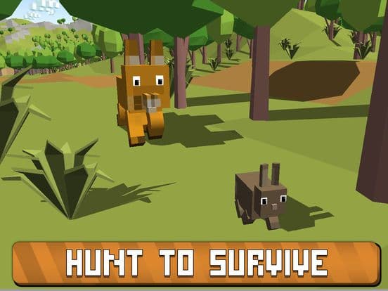 Blocky Fox Craft Simulator 3D screenshot 4