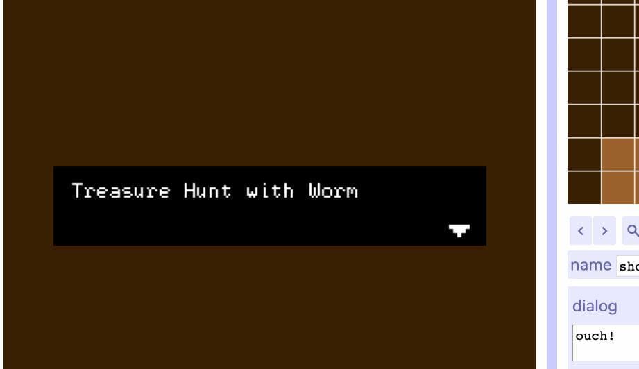 Treasure Hunt with Worm