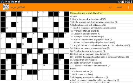 Crosswords Puzzles App for Android