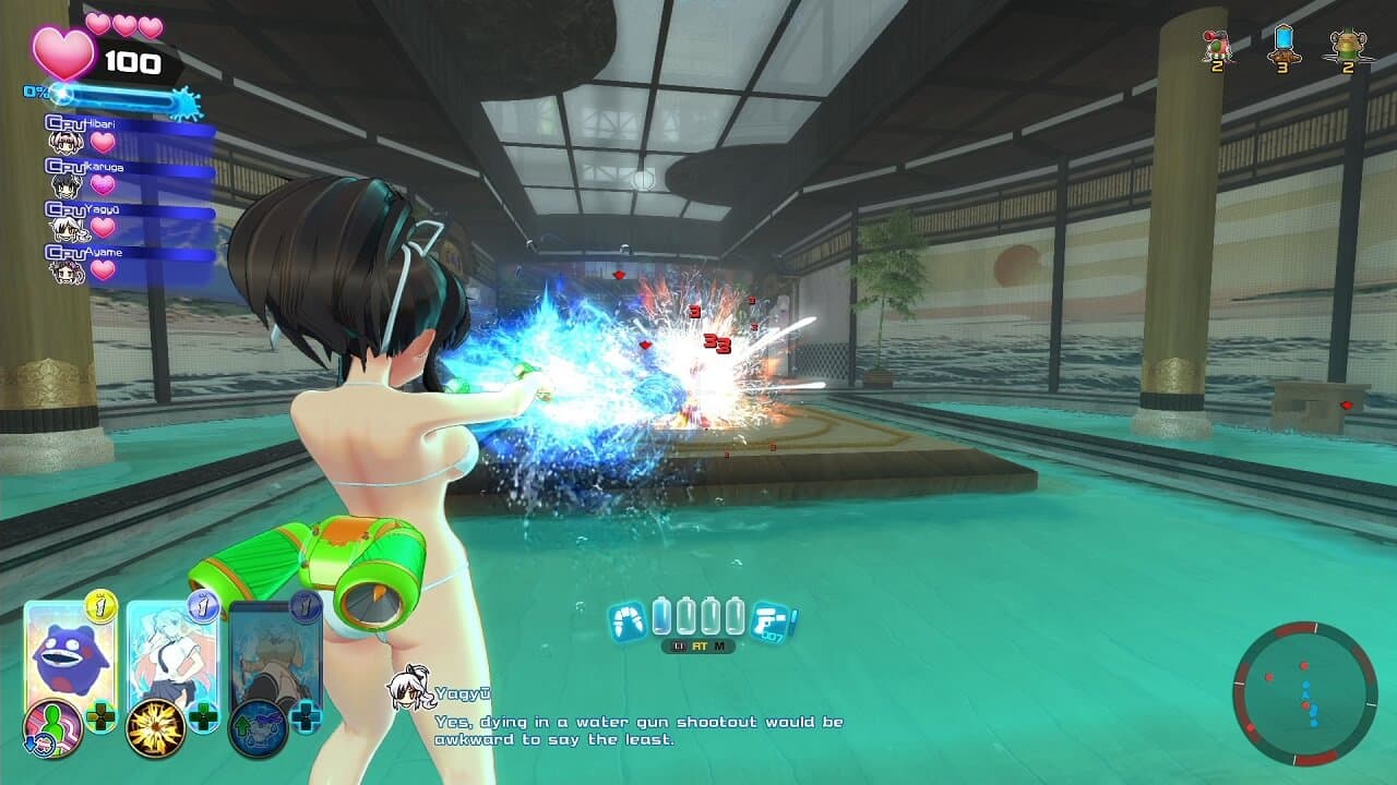 SENRAN KAGURA Peach Beach Splash screenshot 2