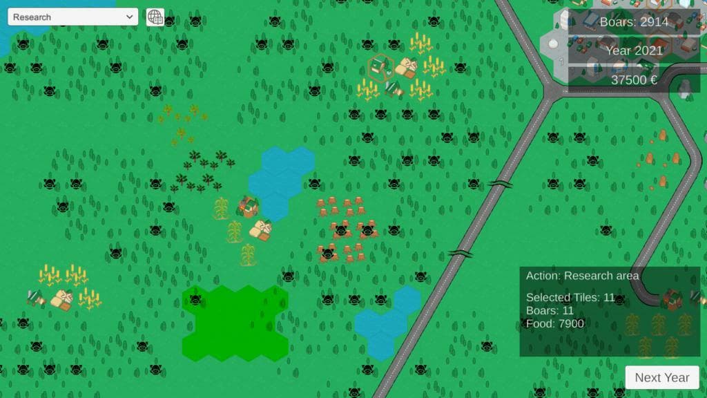 Wild Boar Management Simulator