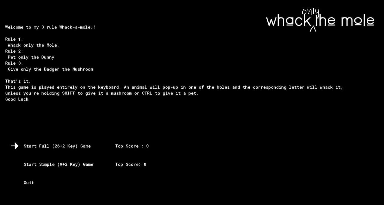 Whack (only) the mole screenshot 2