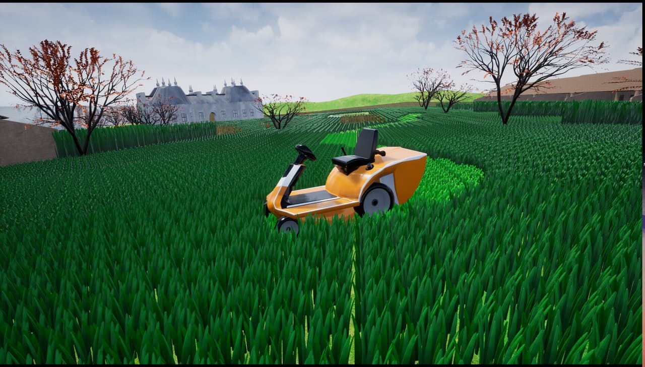 Relaxing Lawnmower Simulator screenshot 3
