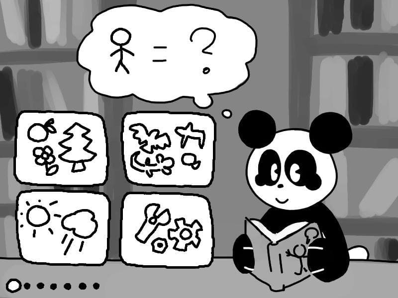 Penny Panda Ponders People