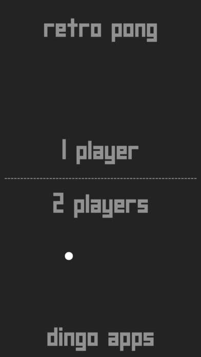 Retro Pong Game screenshot 2